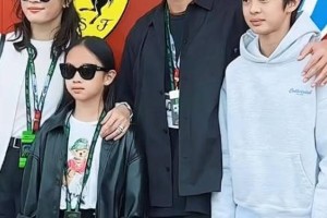 邓超孙俪带娃现身F1赛场，等等颜值引热议